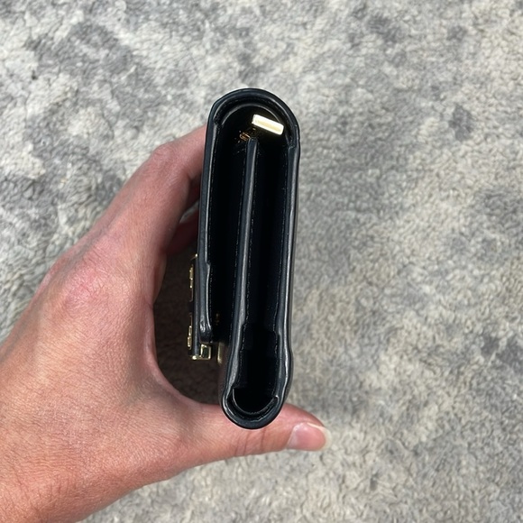 New Givenchy 4G Wallet in Black Leather Compact Trifold - Picture 8 of 15